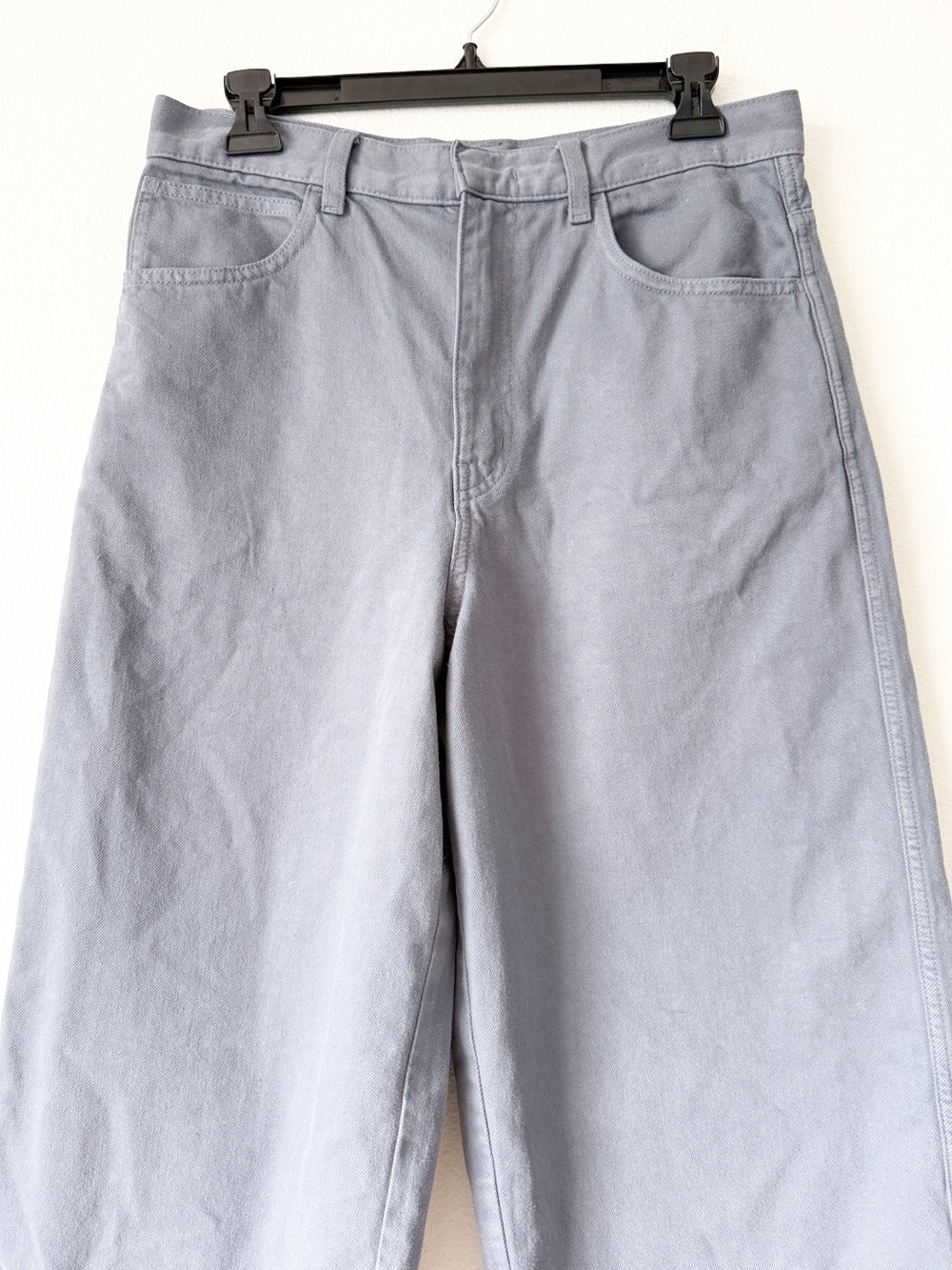 Uniqlo Light Blue High-Waist Pants - Picture 5 of 14